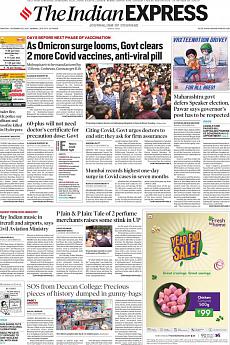 The Indian Express Mumbai - December 29th 2021