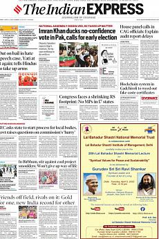 The Indian Express Mumbai - April 4th 2022