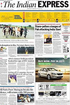 The Indian Express Mumbai - August 22nd 2016