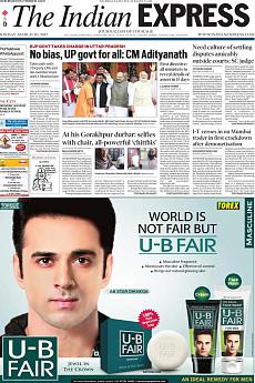 The Indian Express Mumbai - March 20th 2017