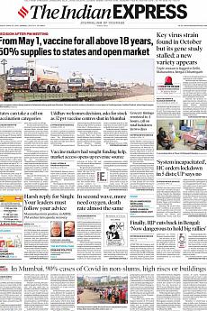 The Indian Express Mumbai - April 20th 2021