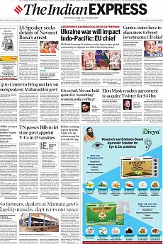 The Indian Express Mumbai - April 26th 2022